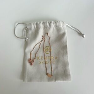 Kendra Scott Rose gold necklace